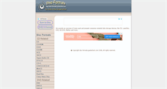 Desktop Screenshot of disc-formats.guidechart.com