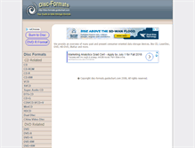 Tablet Screenshot of disc-formats.guidechart.com
